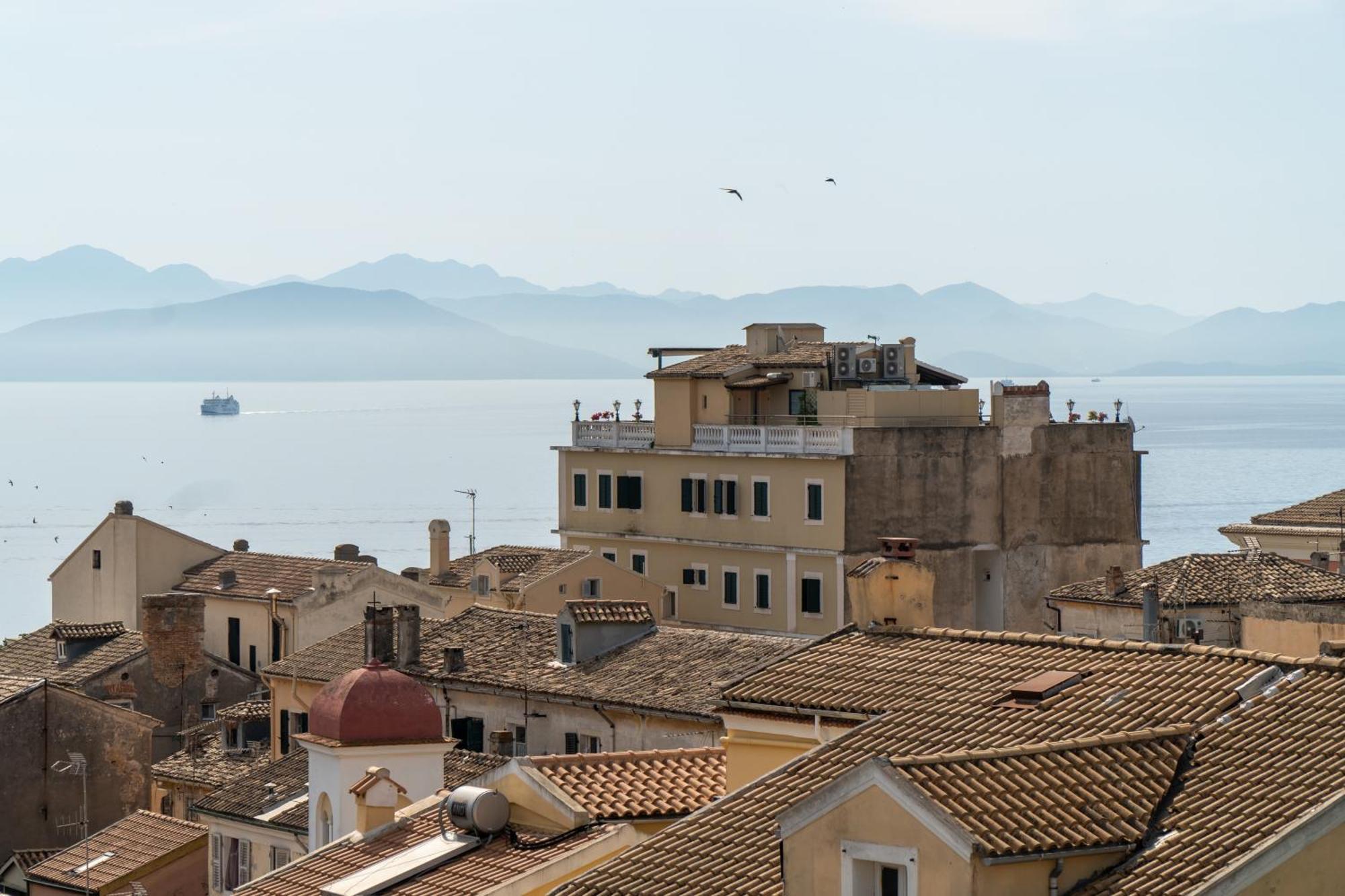 Corfu Panoramic View All The City Bagian luar foto