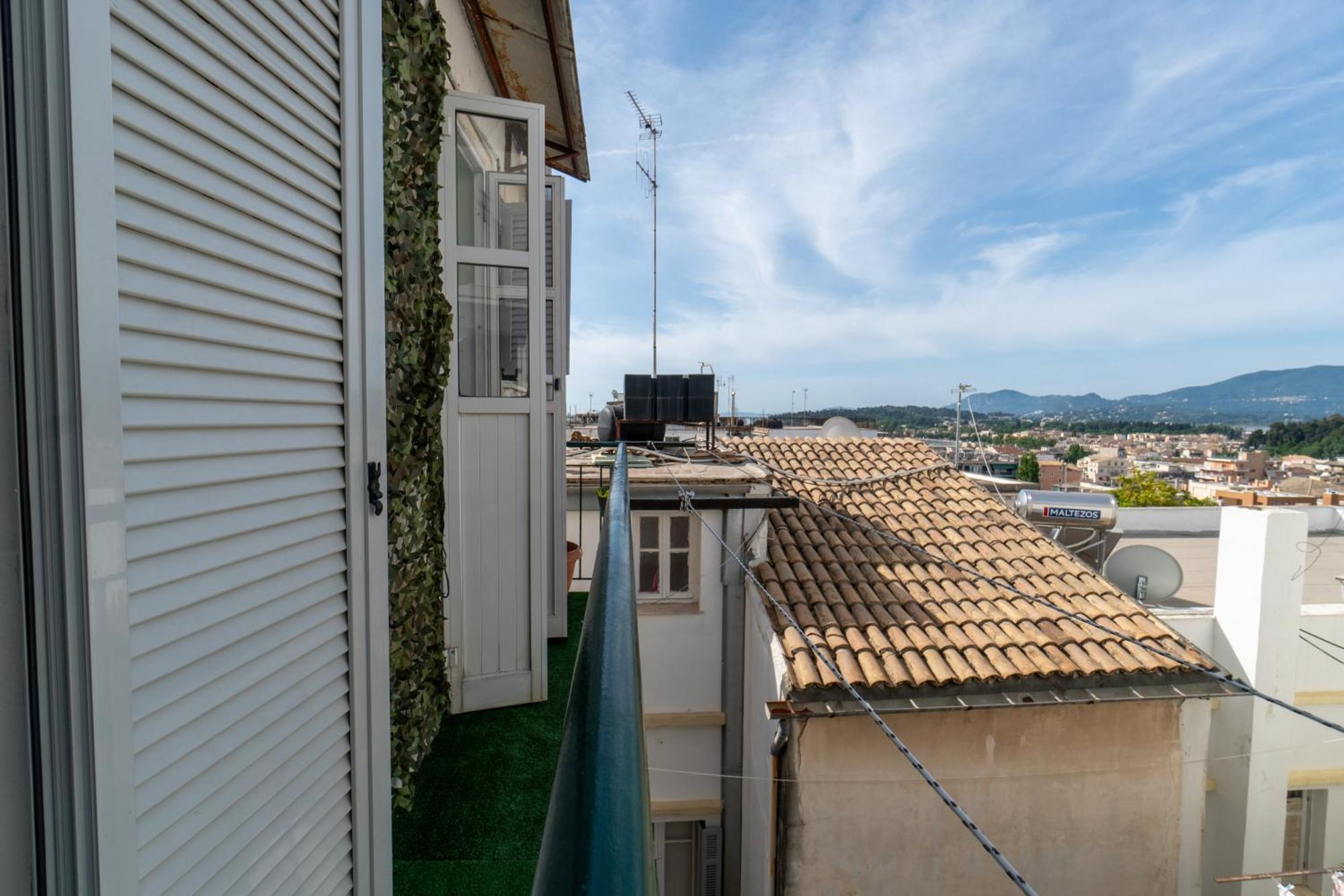 Corfu Panoramic View All The City Bagian luar foto